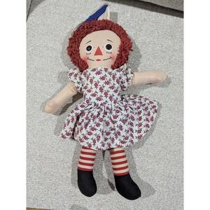 Vintage 15" Raggedy Ann Doll 1970-90''s